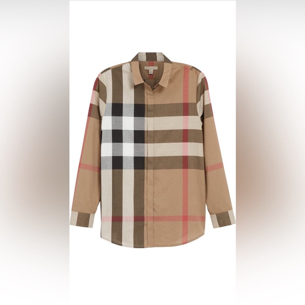 Burberry Check Pattern Cotton shirt